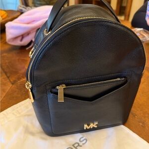 Michael Kors backpack purse - black